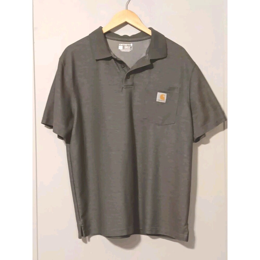 Carhartt Gray Loose Fit Men's Pullover Shirt Sz L
